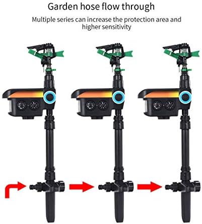COSTWAY Scarecrow Motion Activated Animal Repellent
