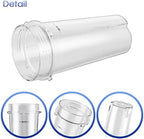 2-pack Blender Replacement Parts Single Serve 16oz cups with Sip & Seal Lids Compatible with Ninja Blenders