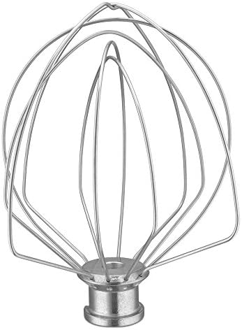 Replacement Bowl-Lift 6-Wire Whip,Compatible with KitchenAid Lift Stand Mixers Fits models K4, K5, KP50, KSM5, KSM50, KSM500PS,KSM450，KV25G and KP26M1X，The same style as KN256WW.(6 Quart)