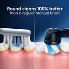 Oral-B iO Series Ultimate Clean Electric Toothbrush Replacement Brush Heads for an Oral-B Electric Toothbrush, 2 count, Black