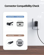 AC Charger Replacement for Asus L203MA L203M L203 L406MA L406M L406 L402 L402S L402SA L402M L402MA L402WA L402W L402 L402WA-EH21 Vivobook Laptop Power Supply Adapter Cord