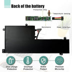 L17M3PG2 L17C3PG2 Laptop Battery Replacement for Lenovo Legion Y730-15ICH Y740-15ICHG Y740-15IRH Y740-15IRHG Series 5B10Q88557 5B10W67295 L17M3PG2 5B10Q88560-Middle Line
