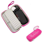 Caseling Hard Stethoscope Case Compatible with 3M Classic III, Lightweight II S.E, Cardiology IV Diagnostic, Includes ID Slot and Mesh Pocket for Nurse Accessories (Pink - Pu Leather)
