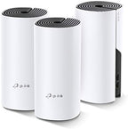 TP-Link Deco Whole Home Mesh WiFi System – Up to 5,500 Sq.ft. Coverage, WiFi Router/Extender Replacement, Gigabit Ports, Seamless Roaming, Parental Controls, Works with Alexa(Deco M4 3-Pack)