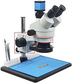 Microscope Kit Stereo Microscope Head Holder Focusing Arm Microscope Ring Mandrel Holder Diameter 76mm Accessories Microscope Lens Adapters (Color : 32mm-Black)