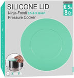 Silicone Lid Fits Ninja Foodi - 8 Quart & 6.5 Quart Inner Pot Cover for Ninja Foodi FD401/FD302/OS401/OS301/OP401/OP302 Best NinjaFoodi Sealing Lid for Pressure Cooker Pot Parts Accessories