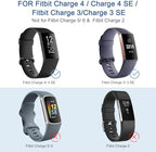 Vancle Bands for Fitbit Charge 4 Bands/Fitbit Charge 3 Bands Women Men[4 PACK], Classic Soft Replacement Sport Straps Wristbands for Fitbit Charge 4 / Charge 3 Fitness & Health Tracker