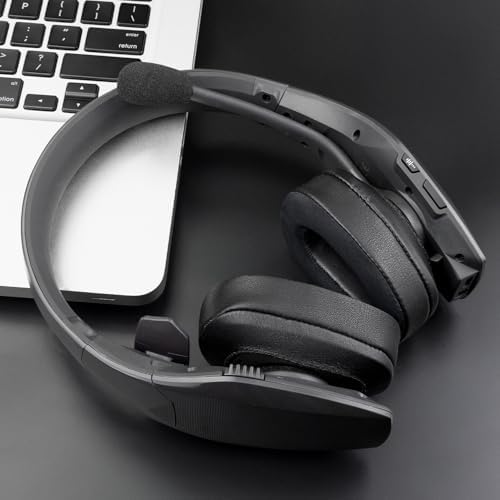 SOULWIT Cooling-Gel Earpads Replacement for BlueParrott B650/S650(650XT 650 XT) Noise Cancelling Bluetooth Headset, Ear Pads Cushions with High-Density Noise Isolation Foam - B650XT CG Black
