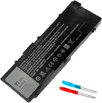 91WH Type MFKVP Laptop Battery for Dell Precision 15 7510 7520 17 7710 7720 M7510 M7710, Replacement fits 451-BBSB 451-BBSE 451-BBSF GR5D3 M28DH T05W1 TO5W1 TWCPG RDYCT 0FNY7 1G9VM, 11.4V 6-Cell