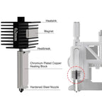 0.6mm Hotend Kit for Bambu Lab A1/A1 Mini, 3D Printer Parts Replacement Print Head for Bambu Lab A1/A1 Mini 3D Printer