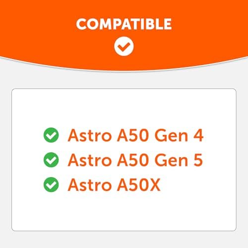 WC BandZ A50 - Upgraded Headband Replacement Kit for Astro A50 Gen 4, Gen 5, & A50X by Wicked Cushions | Enhanced Comfort, Style & Easy Installation | Black