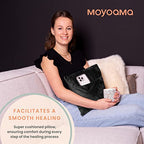 MOYOAMA Hysterectomy Pillow with Cooling Packs Included - Hysterectomy Recovery Products to Protect Vulnerable Areas - C Section Recovery Seatbelt Pillow to Relieve Pressure - Hysterectomy Gifts