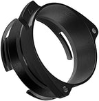 2023 New Upgraded 54mm Espresso Dosing Funnel | Hands-Free Dosing Funnel Espresso Machine Accessories | 54mm Funnel Replacement Fit for Breville Machine 870/879/880/875 (Black)