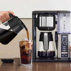 10 Cup Ninja Coffee Pot Replacement for CM401 Ninja Coffee Maker, Glass Carafe with Lid Compatible with Ninja CF090 CF092 CM300 CM400 CM401 ect.