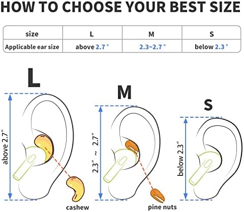 DamonLight Ear Hooks 2 Pairs for AirPods Pro 2 & 1, AirPods 4 & 3 & 2 & 1, Airpod Ear Hook, Anti-Slip Comfortable Fit, Ergonomic Design, AirPods Accessories (Small, White)
