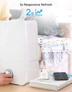 Govee Bluetooth Hygrometer Thermometer, Wireless Thermometer, Mini Humidity Sensor with Notification Alert, Data Storage and Export, 262 Feet Connecting Range, 2 Pack