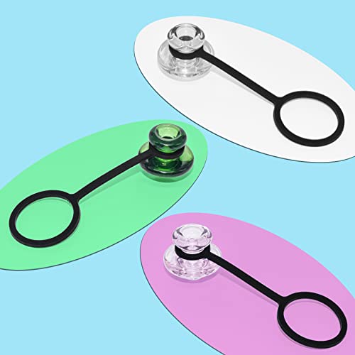 Replacement Accessory Part,Universal Cover with Silicone Case,Green/Pink/Clear (3 PCS）