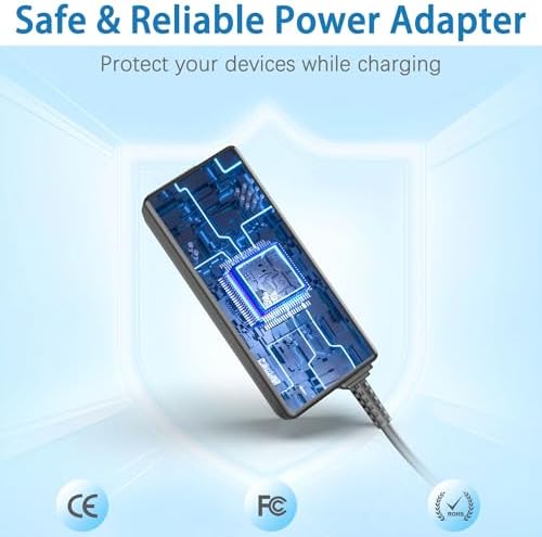 45W USB C Chromebook Charger Replacement for Hp Chromebook X360 11 13 14 14A HP Spectre X360 13 Dell, Lenovo, Acer, Asus, Samsung, Google，School Chromebook Type C Laptop Charger Power Cord