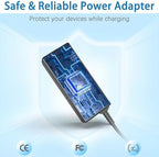 45W USB C Chromebook Charger Replacement for Hp Chromebook X360 11 13 14 14A HP Spectre X360 13 Dell, Lenovo, Acer, Asus, Samsung, Google，School Chromebook Type C Laptop Charger Power Cord