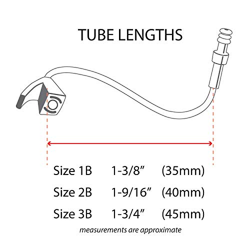 Tweak Hearing Replacement Tubes for Tweak Focus+T and TweakConnect Hearing Amplifiers | Dome, Medium (2B) Right