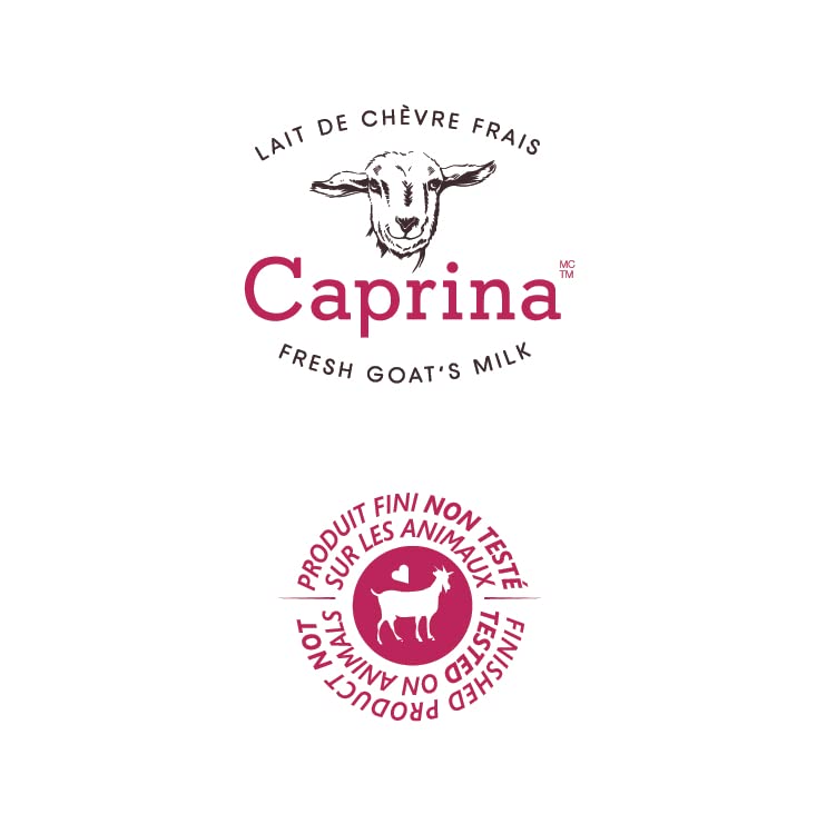 Caprina Fresh Goat's Milk Bar Soap Fragrance Free for Sensitive Skin | 3.2 Ounces 6 Pack Soap | Cleanses Without Drying, Biodegradable, Softening Soap | No Phosphates or Parabens
