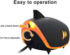 HITOP 110GPH Powerful Aquarium Air Pump: Qiuet 2-outlets Aquarium Aerator, Adjustable Fish Tank Air Pump with Accessories, for 20-200 Gallon Tank