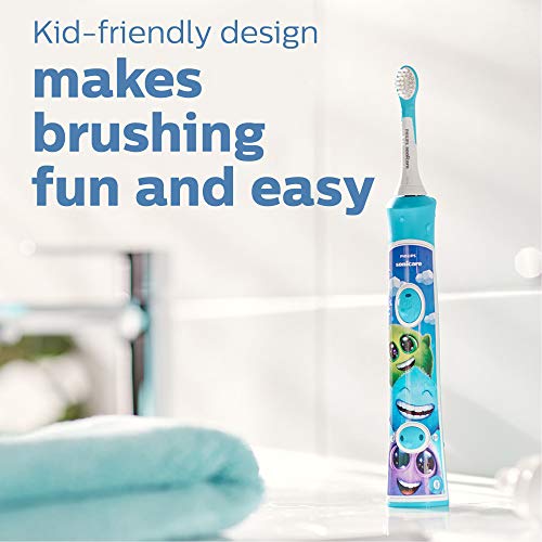Philips Sonicare Genuine C2 Optimal Plaque Control Toothbrush Heads, 3 Brush Heads, White, HX9023/65 & for Kids 7+ Genuine Replacement Toothbrush Heads, 2 Brush Heads
