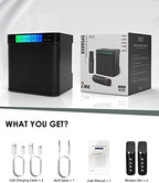 Karaoke Machine for Kids/Adults, FULLIFE 2024 Upgraded Portable Bluetooth PA Speaker System with 2 Wireless Microphones, Colorful LED Light That Changes, Sing Karaoke Set for Home Parties, Indoors