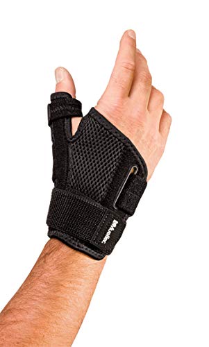 Med Spec 264014 ASO Ankle Stabilizer, Black, Medium & Mueller Sports Medicine Adjust-to-Fit Thumb Stabilizer, For Men and Women, Black, One Size Fits Most, arthritis