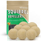 SUAVEC Squirrel Repellent, Chipmunk Repellent Outdoor, Squirrels Repellent for Garden, Squirrel Deterrent Mint, Outdoor Repellent Squirrels for Attic, Keep Squirrel Away for Plant-8 Pack