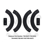 6-Pack 753-04472 953-04472 Snowblower Paddle kit Compatible with MTD/Troy-bilt/Craftsman 735-04033 735-04032, for 21-Inch MTD 2004 and Newer Single-Stage Snowblowers - Without Hardware