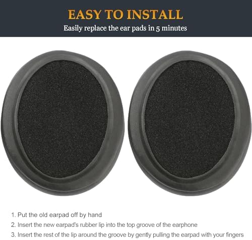 ATH M50X Earpads Cooling Gel Ear Cushions Pads, Upgraded Earcups Replacement for Audio Technica ATH-M50X/M40X/M30X/M20X, SteelSeries Arctis 7/5/3/Pro, HyperX Cloud 2/Cloud 3/Cloud Alpha Headphones