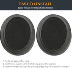 ATH M50X Earpads Cooling Gel Ear Cushions Pads, Upgraded Earcups Replacement for Audio Technica ATH-M50X/M40X/M30X/M20X, SteelSeries Arctis 7/5/3/Pro, HyperX Cloud 2/Cloud 3/Cloud Alpha Headphones