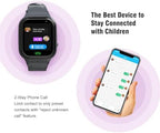 4G Kids Smart Watch - Boys Girls GPS Tracker Kids Smartwatches Phone Watch Video Call SOS Alarm Voice Chat and Touch Screen Game Real Time Tracking Smartwatch for Age 3-12 (Black)