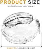 Mini Prep Plus Food Replacement Parts DLC-2AWBC-1 Replacement for Cuisinart Work Bowl Cover, DLC Food Processor 3 Cup Lid Fit for Cuisinart Only OEM Bowl DLC-2A, 1 Pcs
