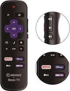 OEM Replacement Remote Control Compatible with All Element Roku TV Smart 4K Ultra HDTV 【Only Works with Element Roku TV, Not for Roku Stick and Roku Box】 (Netflix/Disney Plus/Apple TV+ / HBO Max)