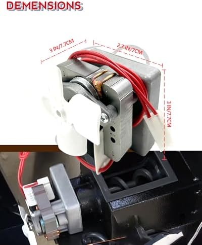 2.0 RPM Universal Auger Drive Motor Replacement Parts for Traeger, Pit Boss, Camp Chef，Oklahoma Joe's, Z-Grills and Cuisinart Wood Pellet Grills Smokers
