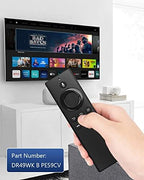 New DR49WK B PE59CV Replacement Voice Remote for Amazon TVs Stick (2nd Gen/3rd Gen/Lite/4K) for Amazon TVs Cube (1st Gen/2nd Gen, and Later) for Amazon TVs (3rd Gen, Pendant Design) (PE59CV)