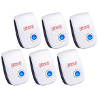 TEcoArt Ultrasonic Pest Repeller - Indoor Plug, Electronic and Ultrasound Repellent - Insects, Mice, Spiders, Mosquitoes, Bugs Control (6 Pack)…