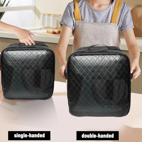 Stand Mixer Bag with Cord Organizers Compatible with KitchenAid Mixer 4.5-5 Quart with Pockets for Kitchen Aid Accessories and Attachments