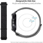 OWKEY Nylon Band Replacement Compatible with Garmin Bounce Kids Watch, Hook & Loop Design Easy for Kids to Put On & Off, Breathable & Washable