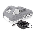 Snow Joe 24V-2AMP-SK1 Starter Kit Includes 1 x 2.0-Ah Lithium iON Battery + Standard Charger, 2.0, White