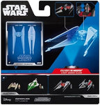 STAR WARS Micro Galaxy Squadron TIE Whisper Mystery Bundle - 5-Inch Vehicle and 2.5-Inch Vehicle with Micro Figure Accessories