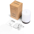 URPOWER 2nd Gen 300ml Aroma Essential Oil Diffuser Night Light Ultrasonic Air Cool Mist Humidifier with AUTO Shut Off and 6-7 Hours Continuous Diffusing and 4 Timer Settings for Home Office Yoga Spa
