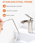 Air Temperature Thermometer Probe Replacement for Ninja DZ550 Foodi Smart XL 6-in-1 Dual Temp Probe Indoor Grill & Air Fryer Accessories