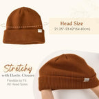 YANIBEST Beanie Hat for Women Men Satin Lined Beanie Hats Winter Hat Womens Cuffed Beanies Knit Skull Cap Warm Ski Hat Unisex