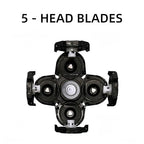 Replacement Blades 3 Pack for Head Shaver Kit, 5 Blades Shaver Replacement Heads for Head Shavers for Bald Men, 1 Cleaning Brush