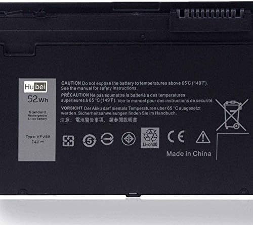 VFV59 WD52H GVD76 F3G33 HJ8KP W57CV 9C26T J31N7 NCVF0 451-BBFX 451-BBFW Laptop Battery Replacement for Dell Latitude 12 7000 E7240 E7250 Ultrabook Notebook(7.4V 52Wh)