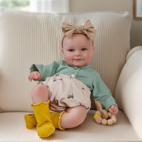 BABESIDE Reborn Baby Dolls, 20Inch Cute Soft Vinyl Realistic-Newborn Baby Doll Poseable Real Life Lifelike Baby Dolls w/Doll Accessories for 3+ Year Old Girls