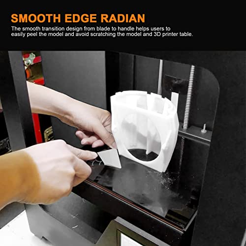 Professional 3D Printer Tool, Upgraded Metal 3D Printer Removal Spatula with Comfortable Grip, Specially Designed 3D Printer Accessories for Model Stripping Safety